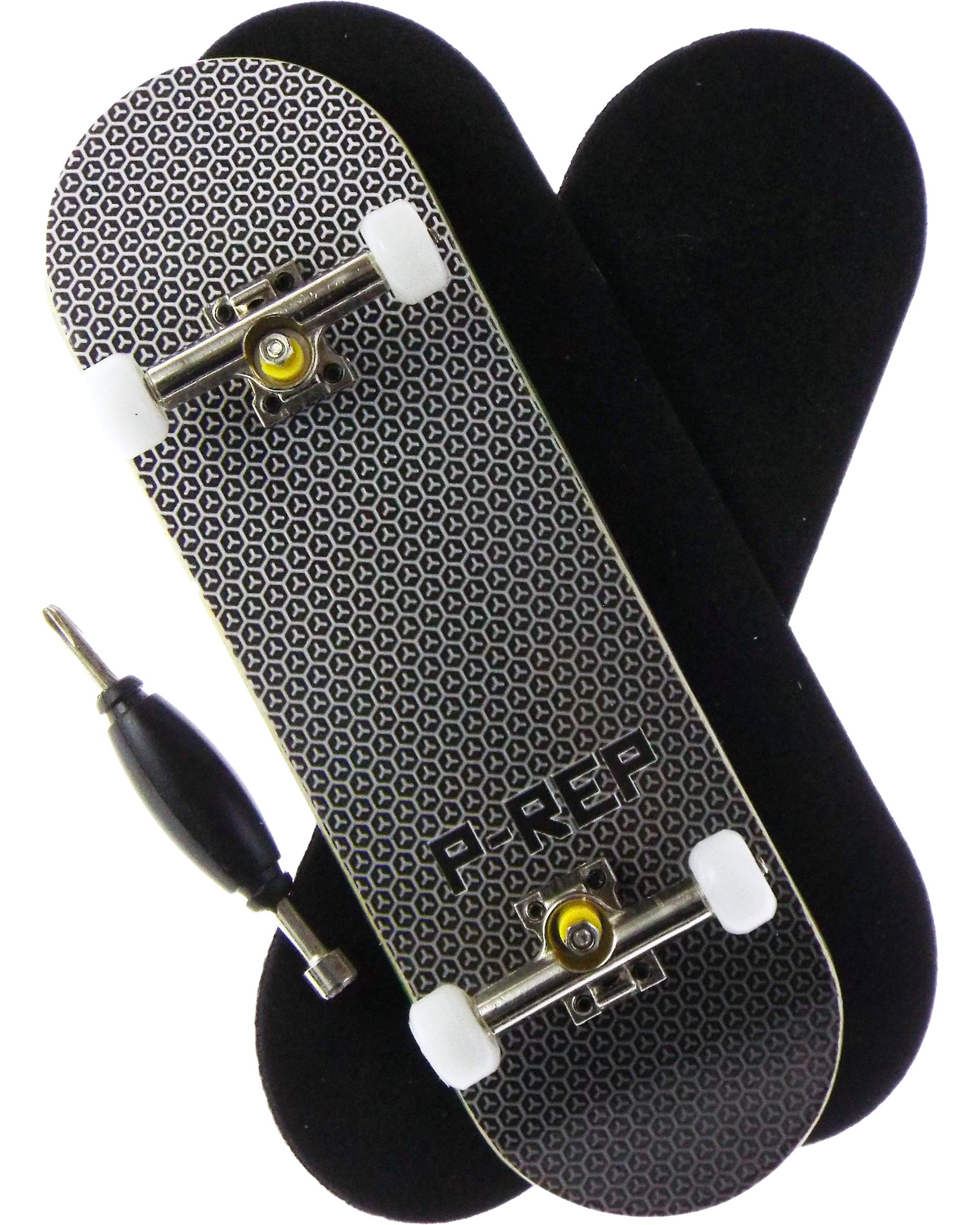 P-REP Starter Complete Wooden Fingerboard 30mm - White Logo