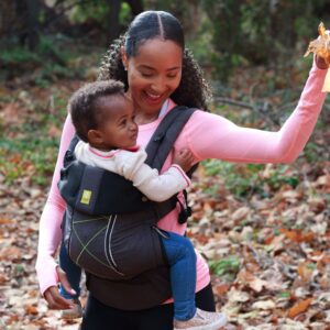 LÍLLÉbaby 6-in-1 Pursuit All Seasons Ergonomic 6-in-1 Baby Carrier Newborn to Toddler - with Lumbar Support - for Children 7-45 Pounds - 360 Degree Baby Wearing - Graphite