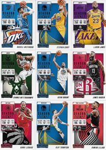 2018 2019 panini contenders nba basketball series complete mint basic 100 card veteran players set with lebron james stephen curry kevin durant and more