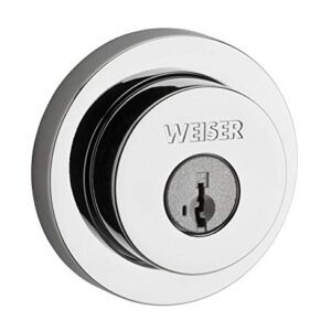 Weiser (Kwikset Hardware Family) Single Cylinder Deadbolt, Metropolitan Boutique, SmartKey, 6 Way Latch, Model SSD9471 26 SMT RDT B 6LS2R2