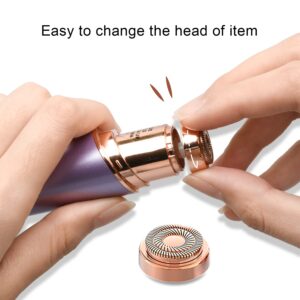 Facial Hair Remover Replacement Heads Gen 1 Single Halo Compatible with Flawless Facial Hair Removal Tool Good Blade Heads (JUST FIT with GEN 1 HAIR REMOVER DEVICE ONLY)