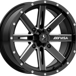 MSA Offroad Wheels MA41 16X7 4X137 G-BLK MILL 10MM - M41-06737