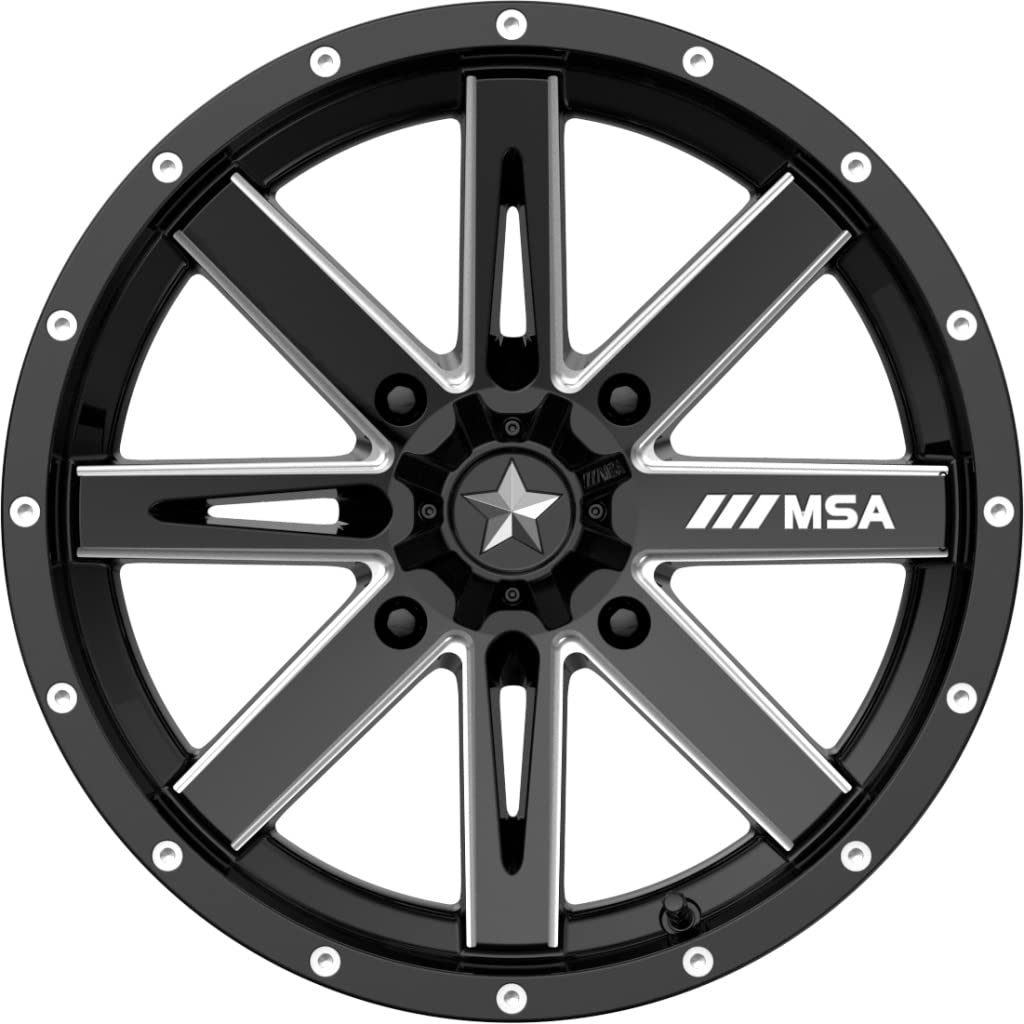 MSA Offroad Wheels MA41 16X7 4X137 G-BLK MILL 10MM - M41-06737