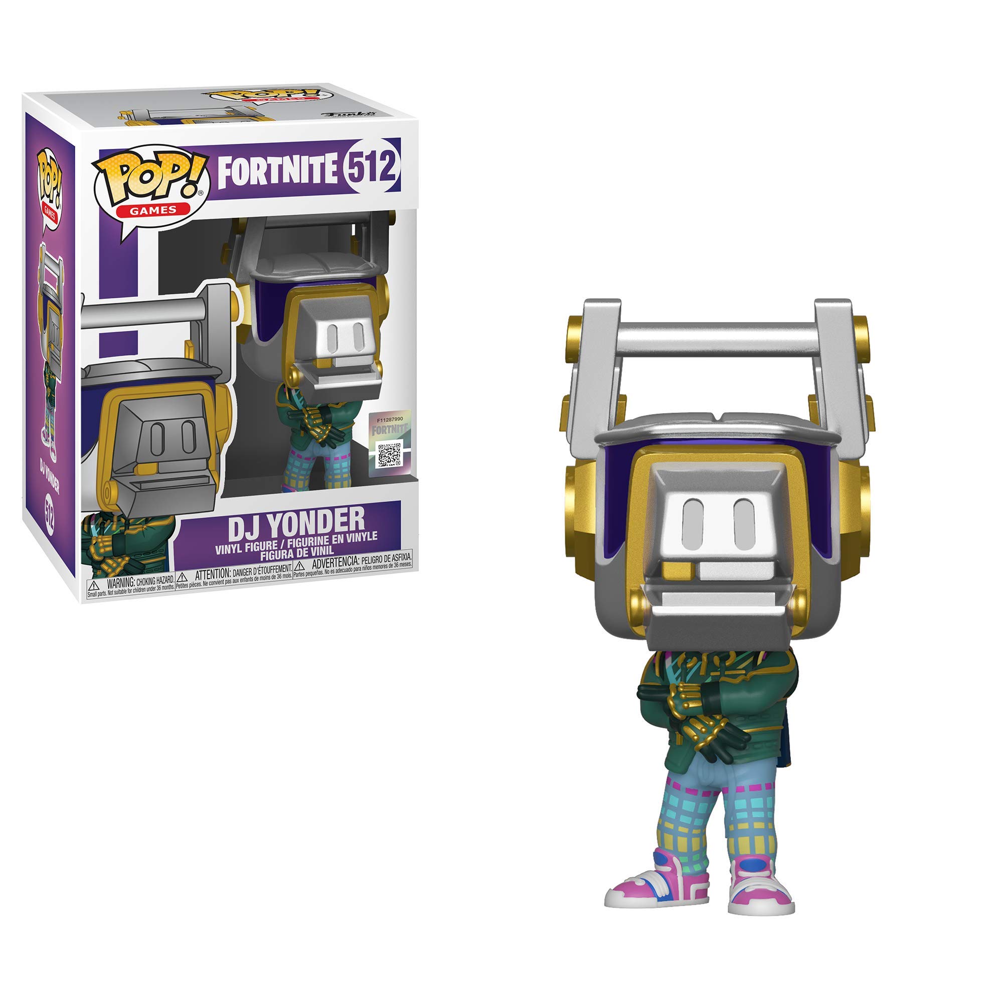 Funko Pop Games: Fortnite - DJ Yonder, Multicolor, us one-Size