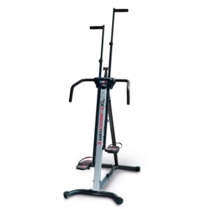 maxiclimber xl-1000 vertical climber, as-seen on-tv, that combines weight resistance, muscle toning, and aerobic excercise for a full-body workout in the comfort of your home. free fitness app