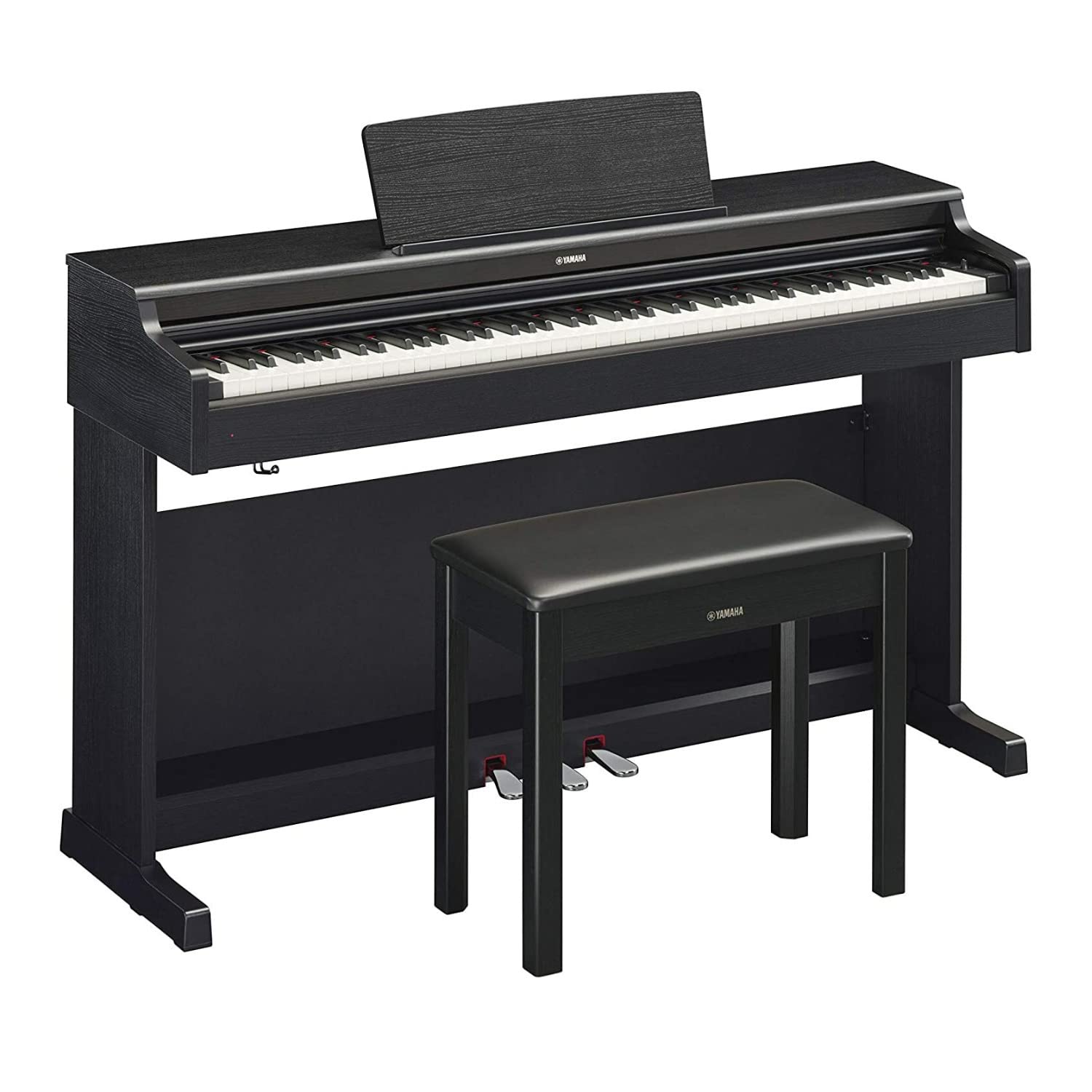 Yamaha YDP164 Arius Series Piano with Bench, Black