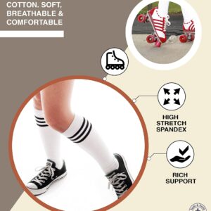 Yacht & Smith Men's & Women's Wholesale Bulk Cotton Tube Socks, Referee Style, by SOCKS'NBULK