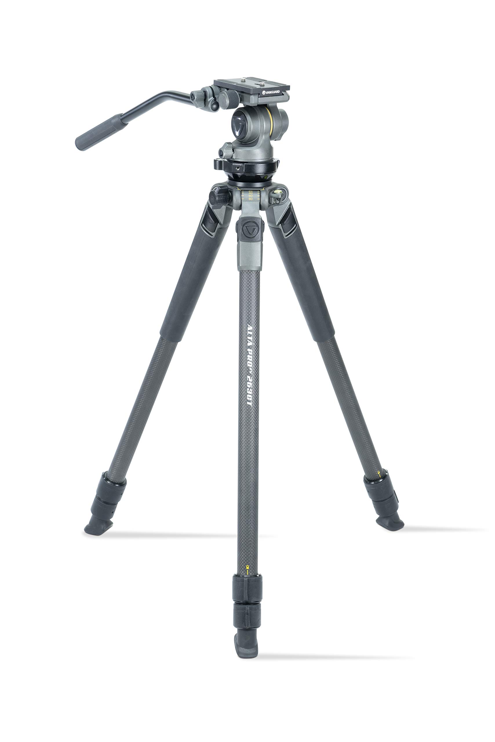 Vanguard Alta Pro 2V 263CV Carbon Fiber Video Tripod with Alta PH-114V Video Head