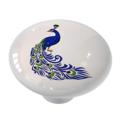 Gotham Decor Elegant Peacock Drawer/Cabinet Knob