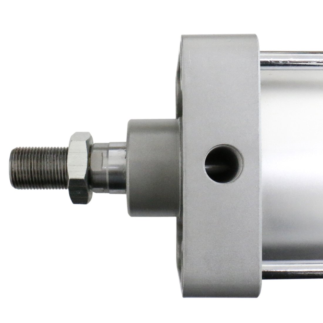 Baomain Pneumatic Air Cylinder SC 125-300 PT 1/2; Bore: 5", Stroke: 12"; Screwed Piston Rod Dual Action