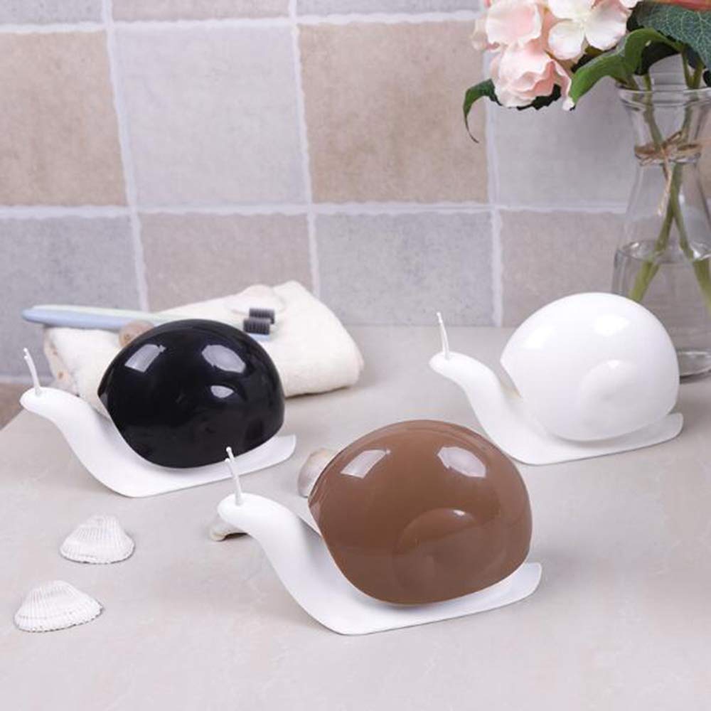 Cute Snail Soap Dispenser for Kitchen Bathroom etc. (120ML) (Brown)