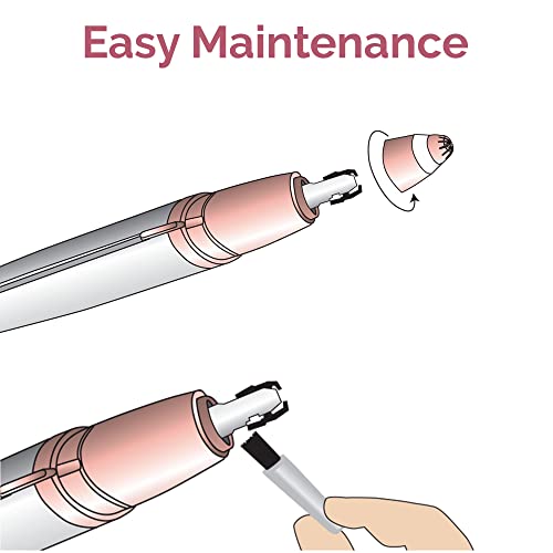 Finishing Touch Flawless Brows Remover, Electric Eyebrow Razor for Women with LED Light for Instant and Painless Hair Removal