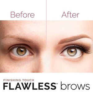 Finishing Touch Flawless Brows Remover, Electric Eyebrow Razor for Women with LED Light for Instant and Painless Hair Removal