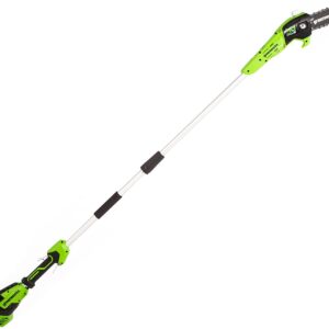 Greenworks 40V 8 inch Cordless Pole Saw Battery and Charger Not Included, PS40B00