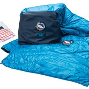 Big Agnes Insulated Tent Comforter (FireLine Eco), Blue/Navy, 90X90