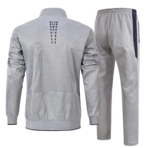 Rdruko Men's Tracksuit Sweatsuits 2 Piece Set Athletic Jogging Gym Activewear Sets(Grey,US XL)