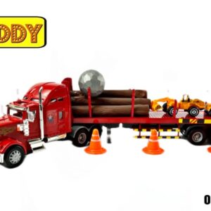 Big Daddy Big Rig Heavy Duty Tractor Trailer Transport Series Lumber Truck Tractor Trailer