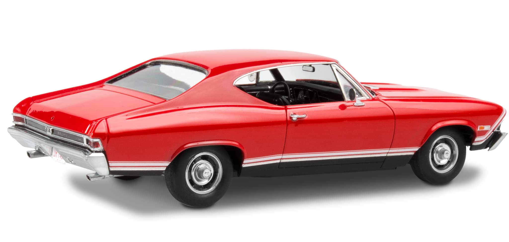 Revell 85-4445 '68 Chevy Chevelle SS 396 Model Car Kit 1:25 Scale, Skill Level 5 Plastic Model Building Kit, Red, Small, 126-Piece
