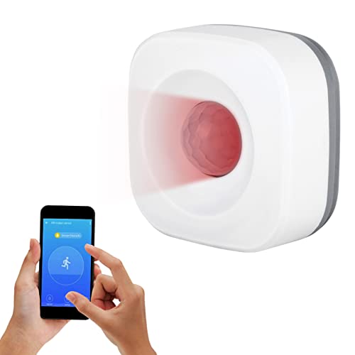 Sonew Pir Motion Sensor,Infrared Motion Detector with All-Round, Blindspot- Coverage for Indoor or Outdoor Use