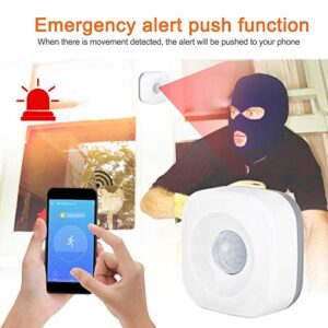 Sonew Pir Motion Sensor,Infrared Motion Detector with All-Round, Blindspot- Coverage for Indoor or Outdoor Use