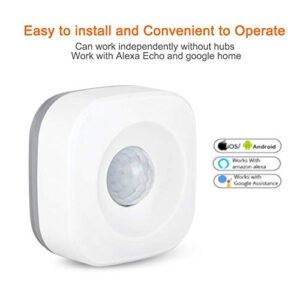 Sonew Pir Motion Sensor,Infrared Motion Detector with All-Round, Blindspot- Coverage for Indoor or Outdoor Use