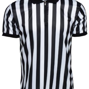 Murray Sporting Goods Collared Referee Shirt | Men’s Official Short Sleeve Pro-Style Collar Officiating Referee Shirt for Football, Basketball, Wrestling & Volleyball (Medium)