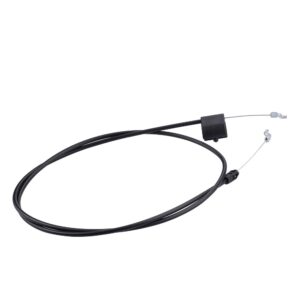 Dalom 532183567 Safety Control Cable 183567 60-109 for Poulan Sears Craftsman Husqvarna Weed Eater Engine Lawn Mower Cable Parts Cable Length: 61 1/2",Conduit Length: 54 1/2",Z Bend on Each End