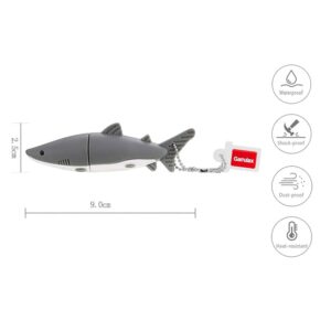 GARRULAX USB Flash Drive, 8GB / 16GB / 32GB USB 2.0 Cute Shape USB Memory Stick Date Storage Pendrive Thumb Drives for Kids Children Collegue Student (16GB, Shark)