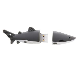 GARRULAX USB Flash Drive, 8GB / 16GB / 32GB USB 2.0 Cute Shape USB Memory Stick Date Storage Pendrive Thumb Drives for Kids Children Collegue Student (16GB, Shark)