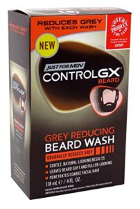 just for men control gx 4 ounce beard wash boxed (118ml) (2 pack)