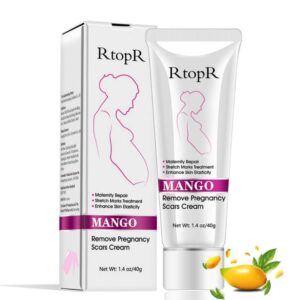 6pcs Scars Removal Cream, Mango Remove Pregnancy Scars Cream Stretches Marks Treatment Maternity Repair Firming Skin