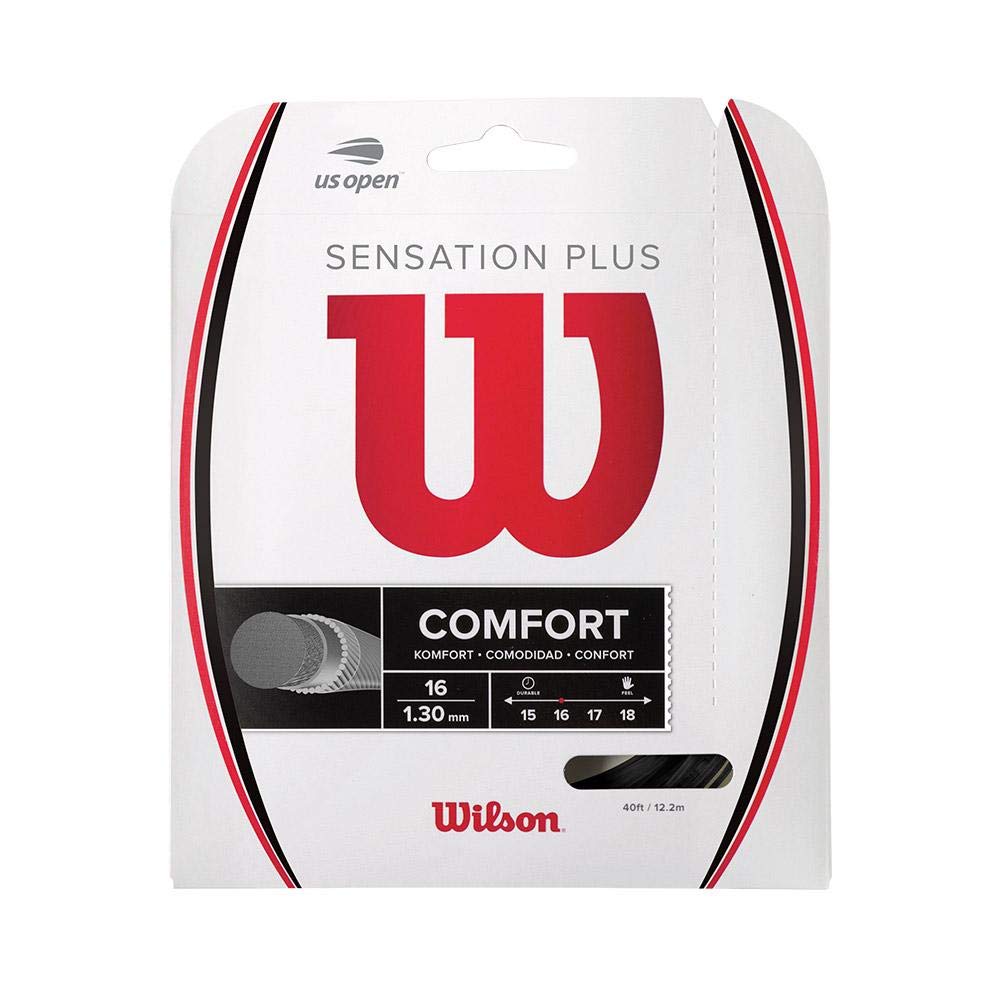 WILSON Sporting Goods WILSON Sensation Plus Red 17 Tennis String - 17 gauge set