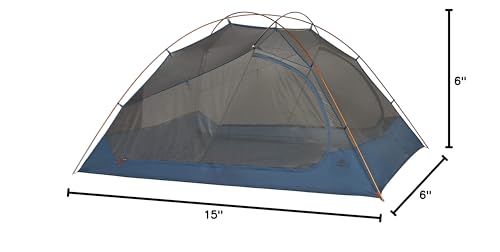 Kelty Dirt Motel Backpacking Shelter with DAC Poles, Lightweight Thru Hiking and Camping Tent, 2 Vestibule Freestanding, 2-Person