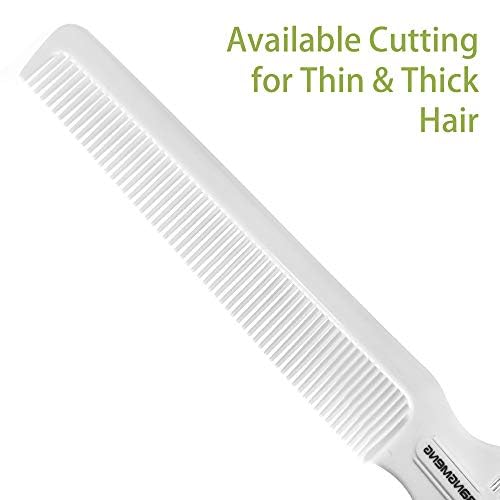BANGMENG Hair Cutter Comb,Shaper Double Edge Razor,Split Ends Hair Trimmer Styler, For Thin & Thick Hair Cutting and Styling, Extra 5 Blades Included.
