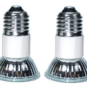 Pack of 2, E27 European Base 50W Kitchen Hoods GE WB08X10028 Appliance Bulbs