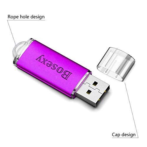 USB Drive 32 GB Thumb Drive 5PCS Bosexy USB 2.0 Memory Stick 32G Flash Drive Multicolor