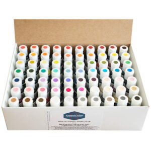 food coloring americolor heavenly seventy kit soft gel paste 70 x .75 ounce bottles