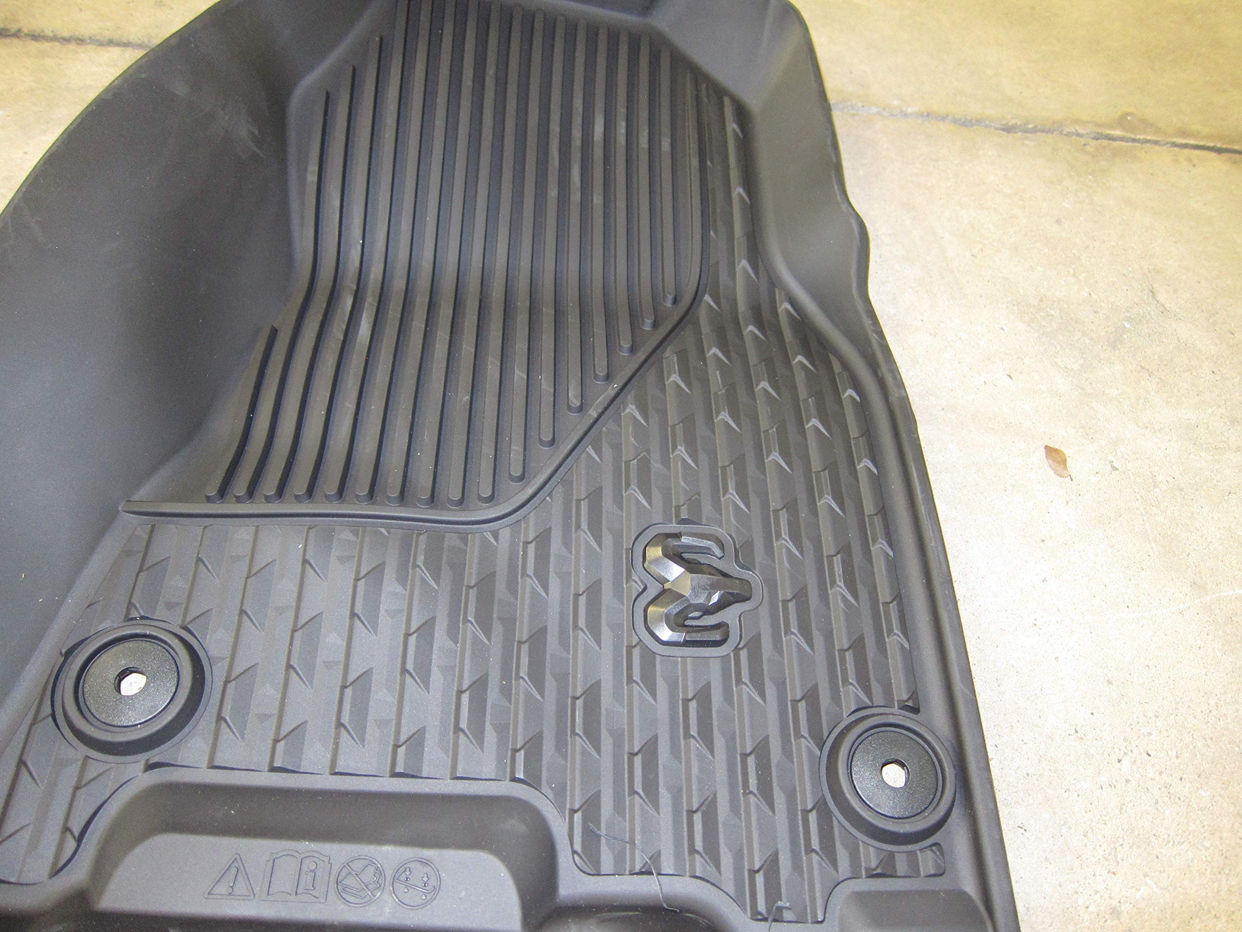 2019 Dodge Ram DT Crew Cab Black All Weather Slush Mats Floor Liner Mopar OEM