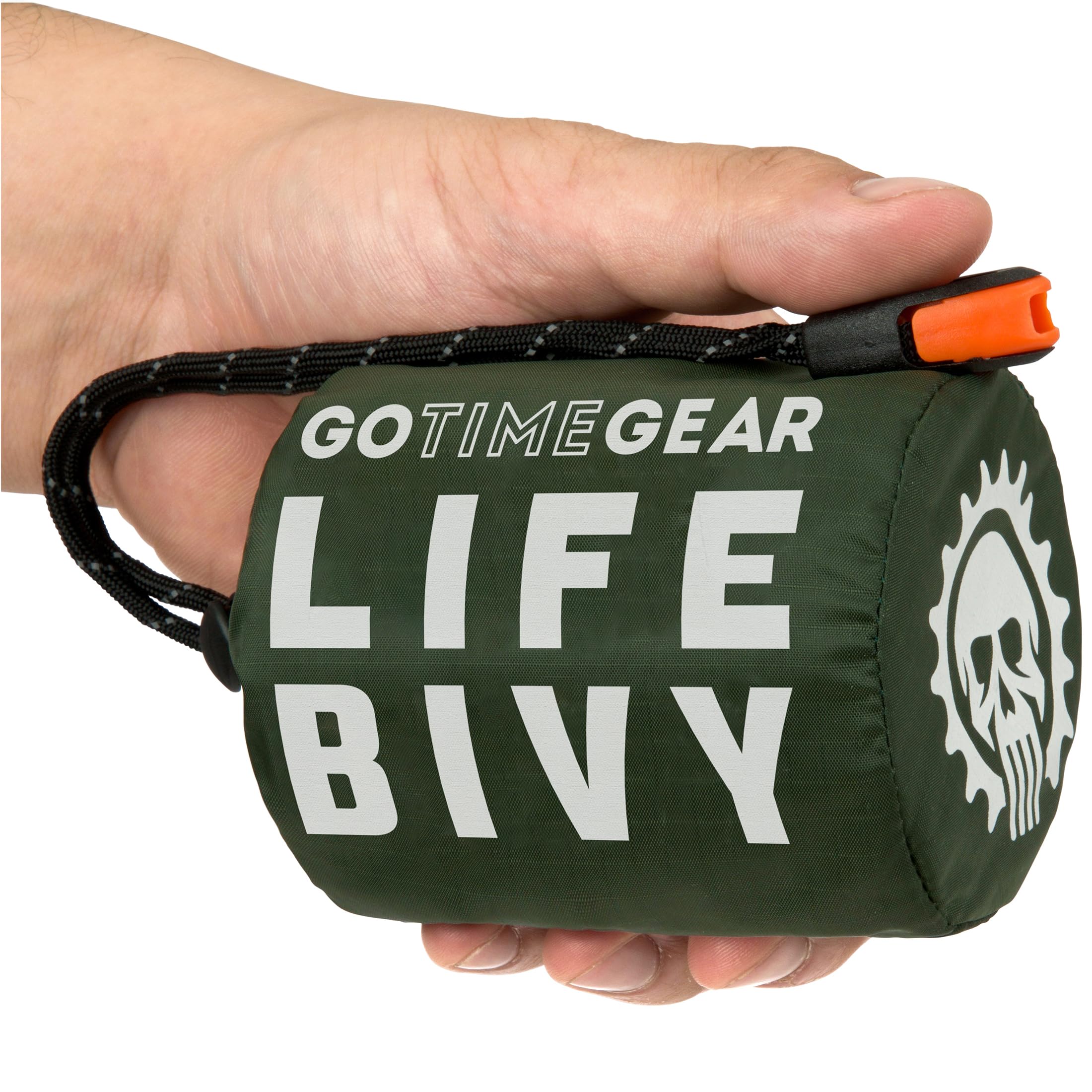 Go Time Gear Life Bivy Emergency Survival Sleeping Bag Thermal Bivy - Use as Emergency Bivy Sack, Survival Sleeping Bag, Mylar Emergency Blanket