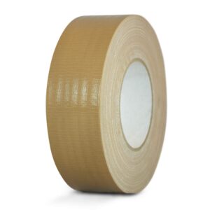 MAT Duct Tape Tan (Beige) Industrial Grade, 2 inch x 60 yds. Waterproof, UV Resistant for Crafts, Home Improvement, Repairs, & Projects