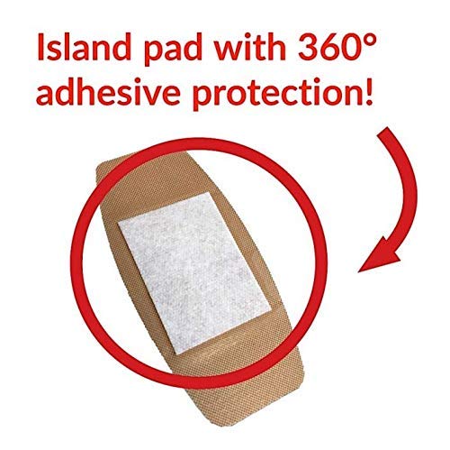 School Health - Adhesive Bandages, Comfortable Form-Fitting Protection & Wound Care for Cuts and Scrapes, Premium Adhesive Stays Secure with Movement, Loose Bulk Fabric Bandages - 3/4" x 3" 1500/Box