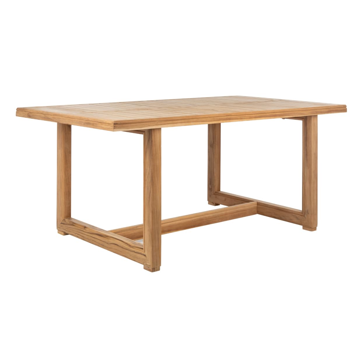 Safavieh CPT1005A Home Collection Montford Teak Couture Dining Table, Natural