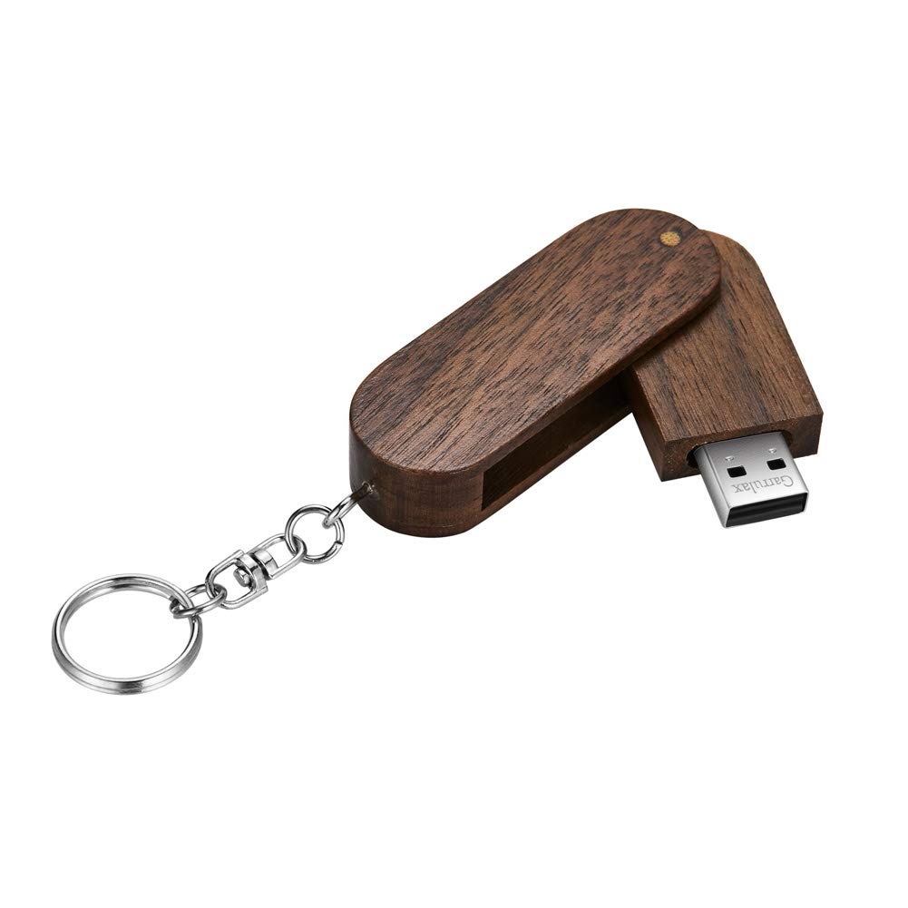 GARRULAX USB Flash Drive, Wooden 8GB / 16GB / 32GB USB2.0 USB Memory Stick Date Storage Pendrive Thumb Drive(8GB, Walnut Wood)