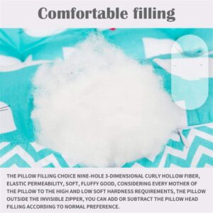 WEILORI U-Shaped Pregnancy Pillow for Pregnant Women ,Support for Back, Hips, Legs, Belly for Maternity Women,Maternity Pillow with Removable Cotton Cover,8 Patterns Option