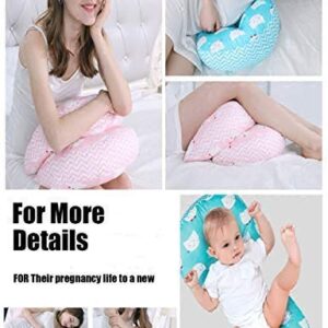 WEILORI U-Shaped Pregnancy Pillow for Pregnant Women ,Support for Back, Hips, Legs, Belly for Maternity Women,Maternity Pillow with Removable Cotton Cover,8 Patterns Option