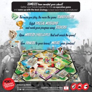 Zombie Kidz Evolution | Cooperative Game for Kids and Families | Ages 7+ | 2 to 4 Players | 15 Minutes