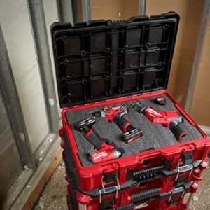 Milwaukee 48-22-8450 PACKOUT Tool Case with Foam Customizable Insert