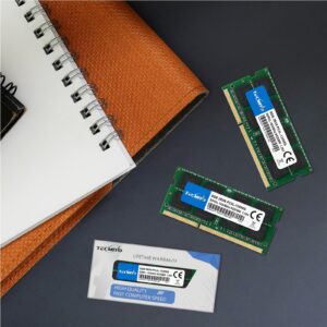 TECMIYO Ram 16GB Kit (2x8GB) DDR3L-1600 SODIMM (PC3-12800S), DDR3 RAM 16GB PC3L 12800 2Rx8 1.35V/1.5V CL11 Non-ECC Unbuffered 204-Pin Notebook Laptop RAM Memory Upgrade Kit