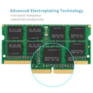 TECMIYO Ram 16GB Kit (2x8GB) DDR3L-1600 SODIMM (PC3-12800S), DDR3 RAM 16GB PC3L 12800 2Rx8 1.35V/1.5V CL11 Non-ECC Unbuffered 204-Pin Notebook Laptop RAM Memory Upgrade Kit