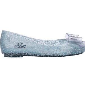 mini melissa Sweet Love + Disney Princess Ballet Flats for Kids, Elsa, 1